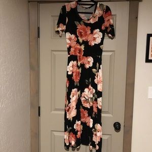 Vici Dress | Floral Midi Dress